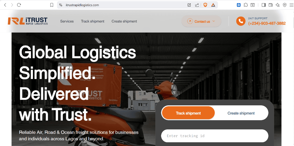 iTrust Rapid Logistics screenshot 3